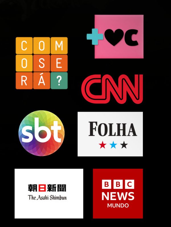 Veículos de imprensa que entrevistaram o professor